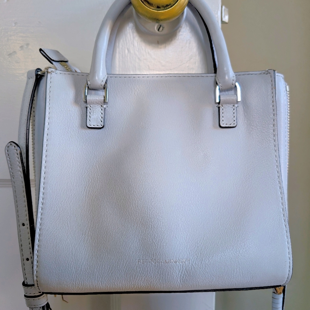 Rebecca Minkoff Light Blue Leather Convertible Crossbody Bag